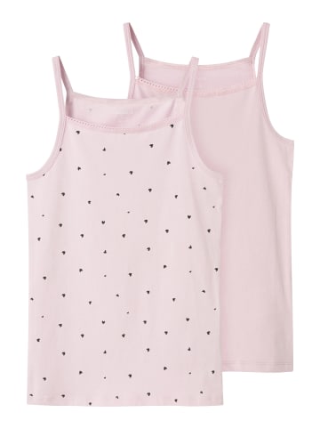 name it Unterhemden 2er Pack NKFSTRAP TOP WINSOME HEARTS in winsome orchid