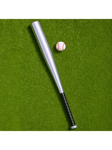 relaxdays Baseballschläger in Silber