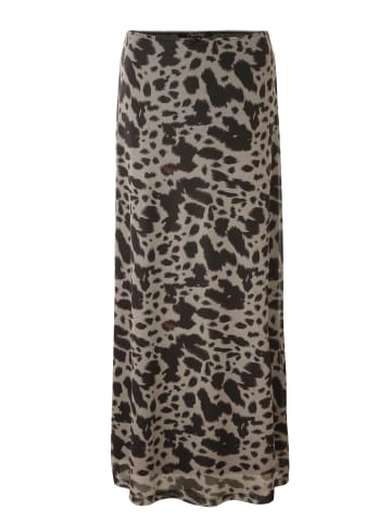 Aniston CASUAL Maxirock in taupe-braun-hellbraun