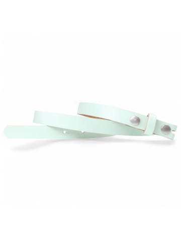 FRONHOFER Ledergürtel Wechselgürtel in Pistazie