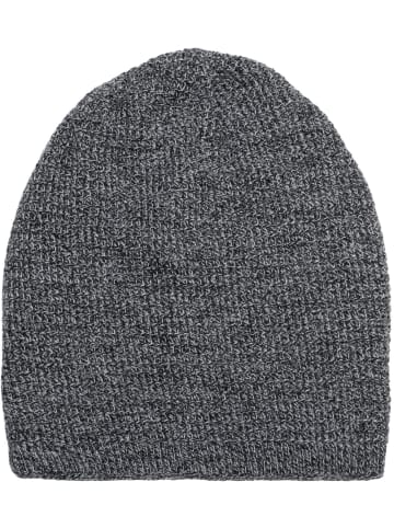 styleBREAKER Strick Beanie Mütze in Schwarz-Weiß