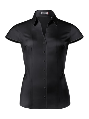 Vincenzo Boretti Bluse tailliert in schwarz