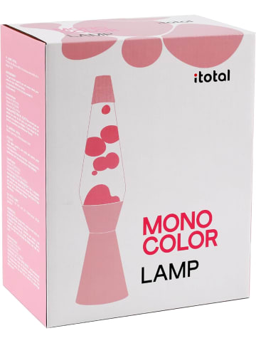 i-Total Lavalampe Magie Lavaspektakel Einzigartig Pastell Rosa Spaceship