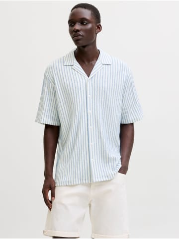 Jack & Jones Hawaii-Hemd in Chambray Blue