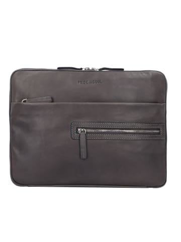 Pride and Soul Terra Schreibmappe Leder 34 cm grau