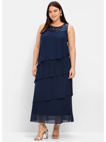 sheego Abendkleid in marine