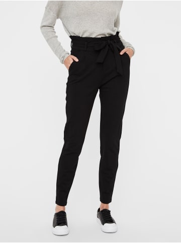 Vero Moda Paperbag Stoffhose mit Bindeband VMEVA in Schwarz-2