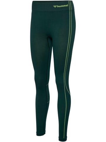 Hummel Leggings Hmlmt Zone Multisport Damen in DEEP TEAL/SULPHUR SPRING
