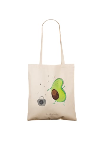 Mr. & Mrs. Panda ToteBag Avocado Tanzen ohne Spruch in Creme