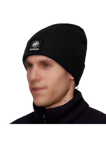 Mammut Mütze in Schwarz