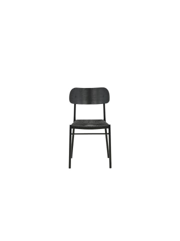 ebuy24 Esszimmerstuhl Polly Schwarz 2er Set