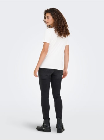 ONLY T-Shirt 'NIKITA LIFE' Weiß