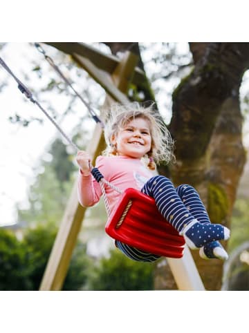 relaxdays 2 x Schaukelhaken in Silber - Ø50 mm