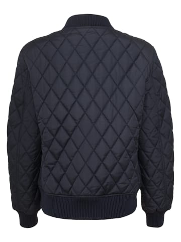 Urban Classics Urban Classics Damen Ladies Diamond Quilt Nylon Jacket in navy