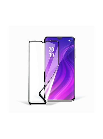 COFI 1453 Full Covered Hybrid Glass kompatibel mit Motorola Moto G04 4G Premium in Schwarz