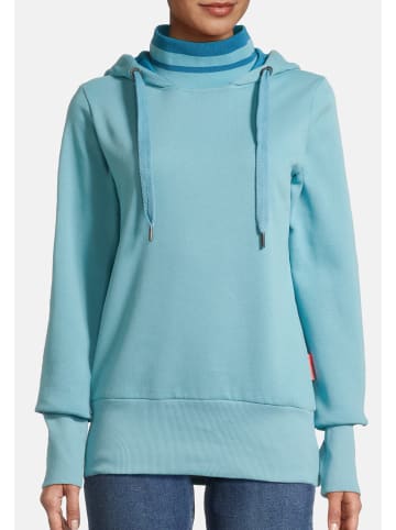 Salzhaut Hoodie für Damen in blau