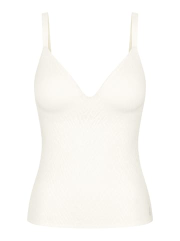 Sloggi Trägertop Blue ZERO Feel Bliss THE UP in SILK WHITE