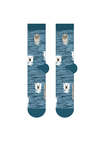 GreenBomb Socks Icebear Hunt 2 in Mix