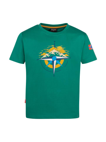Trollkids T-Shirt Trondheim (GOTS) in jungle green