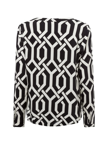 Street One Bluse in schwarz ecru