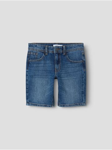 name it Shorts in Medium Blue Denim