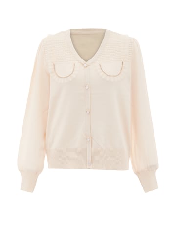 carato Damen Pullover in Wollweiss