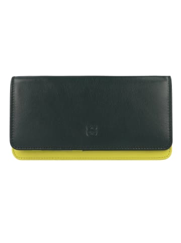 DuDu Canarie Geldbörse RFID Schutz Leder 17.5 cm mangrove