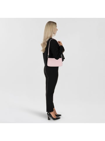 Lancaster Suave Even Schultertasche Leder 23 cm in rosefume