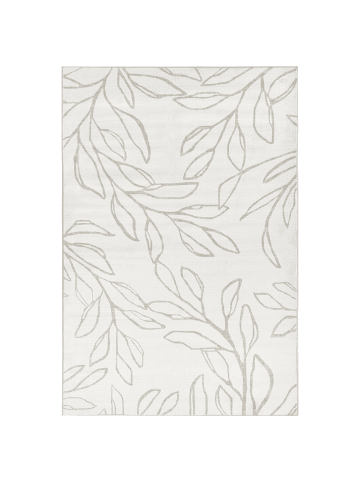 Beliani Kurzflor BISMIL in Beige - (W) 140 x (L) 200 cm