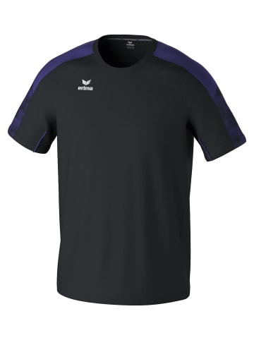 erima T-Shirt in schwarz/ultra violet