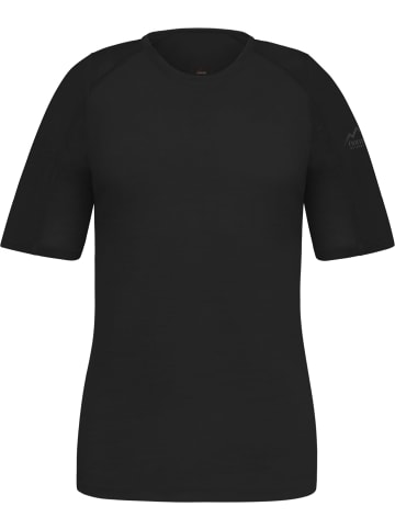 Normani Outdoor Sports Damen Merino T-Shirt „Esperance“ in Schwarz