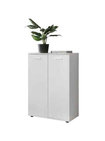 KADIMA DESIGN Kommode Flurschrank | Weiß Matt, 71x104x35cm, 2 Türen