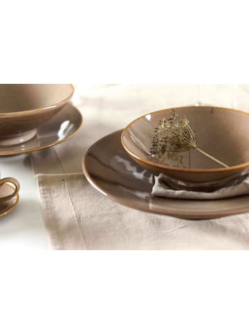 Ritzenhoff & Breker 4er Set Speiseteller Sahara ø 27,5 cm in Dunkelbraun