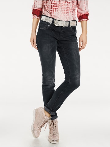 Heine Röhrenjeans in black stone