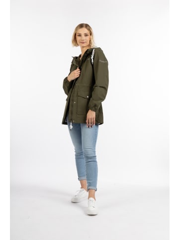 Schmuddelwedda Regenjacke in Militäroliv