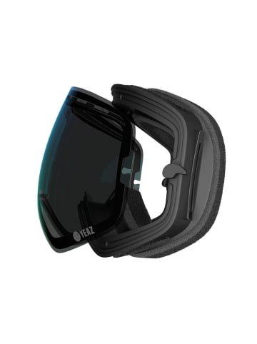 YEAZ XTRM-SUMMIT Wechselglas für Ski- Snowboardbrille ohne Rahmen in schwarz