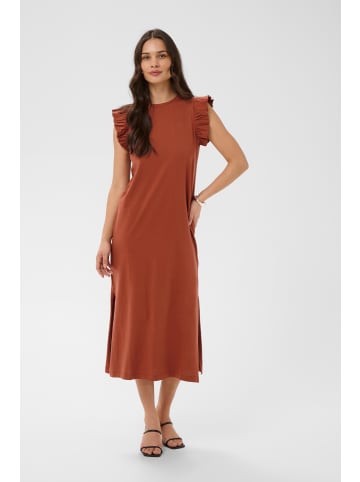 Kaffe Kleid KAcelina Regular fit in Henna