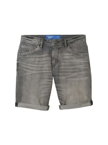 Tom Tailor Short in used light stone grey denim