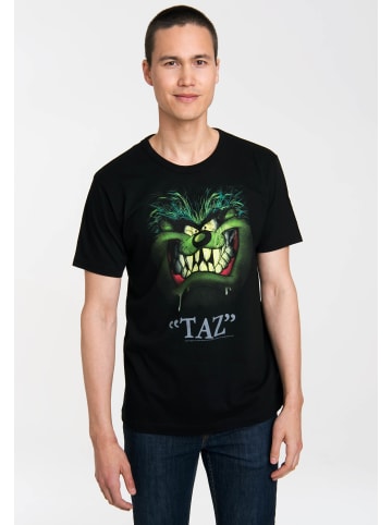 Logoshirt T-Shirt Looney Tunes - Taz Portrait in schwarz