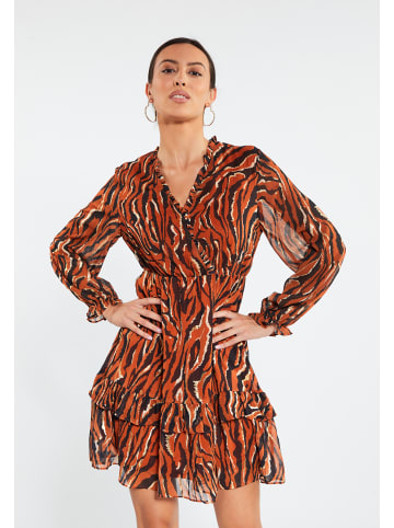 faina Damen Kleid in Orange