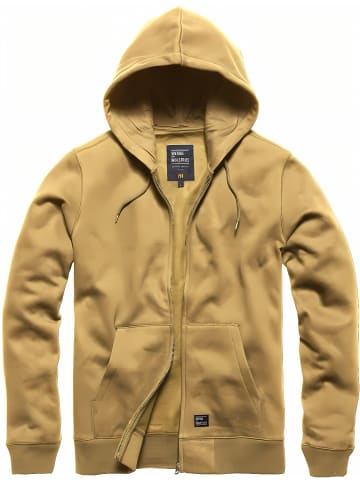 Vintage Industries Sweatjacke in Beige