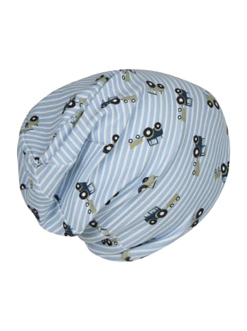 Sterntaler Beanie Traktoren in bleu