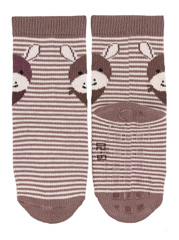 Sterntaler GOTS ABS Socken 2er-Pack Emmi in braun