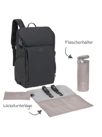 Lässig Wickelrucksack Slender Up Backpack in schwarz