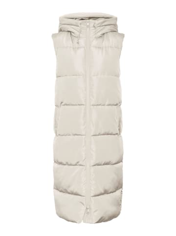 Vero Moda Steppweste in Pumice Stone