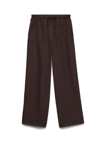 Vero Moda Hose mit weitem Beinschnitt in Chocolate Torte
