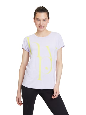 Betty Barclay Rundhals-Shirt mit Print in Purple/Yellow