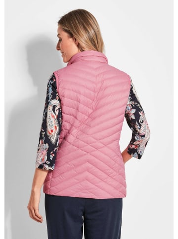 GOLDNER Taillierte Daunenweste, leicht gefüttert in rosé