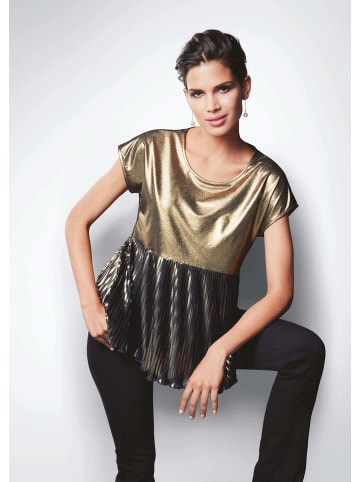 MADELEINE Charity-Shirt in schwarz / goldfarben