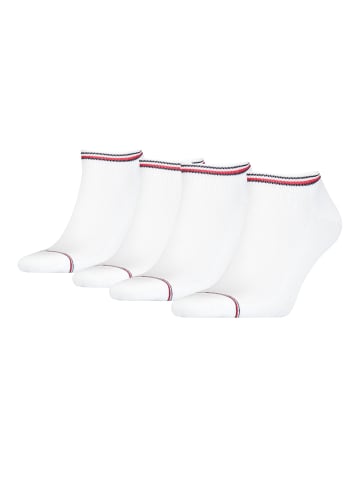 Tommy Hilfiger Socken TH MEN ICONIC SNEAKER 4P in 300 - white